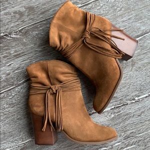 Jessica Simpson Sesley suede tassel ankle boots